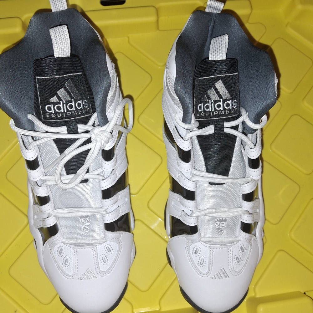 adidas White and Black Men's Athletic Sneakers